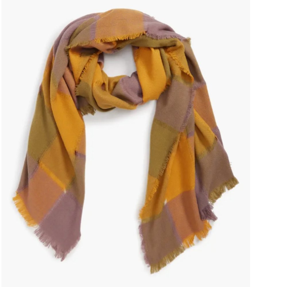 SEARCHING FOR: Patchwork Plaid Scarf